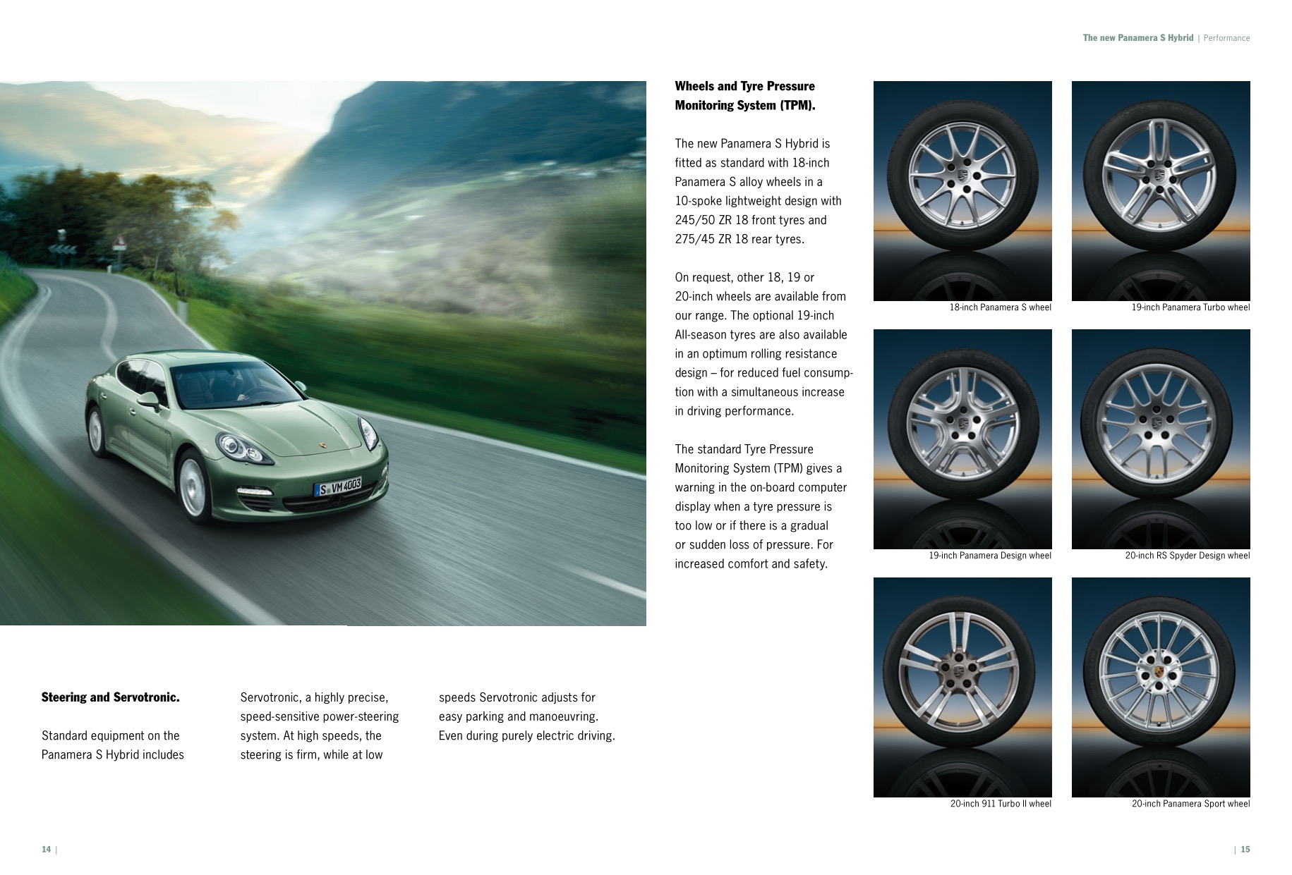 2011 Porsche Panamera Brochure Page 10
